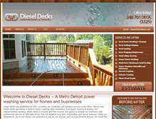 Tablet Screenshot of dieseldecks.com